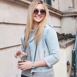 Coats | Gap Denim Moto Jacket | Poshmark